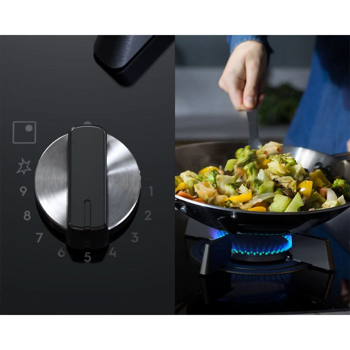 Plita incorporabila ELECTROLUX KDI641723K, Gaz + Inductie, 4 arzatoare, Touch Control, negru WALTI