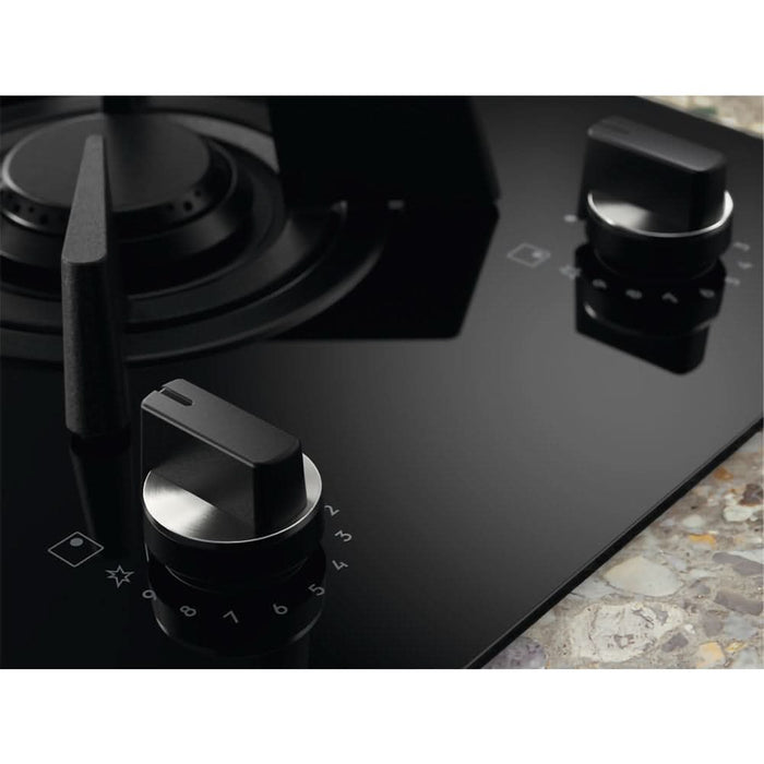 Plita incorporabila ELECTROLUX KDI641723K, Gaz + Inductie, 4 arzatoare, Touch Control, negru WALTI