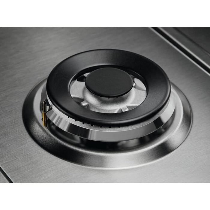 Plita incorporabila ELECTROLUX KGS64362XX, Gaz, 4 arzatoare, Wok, inox WALTI