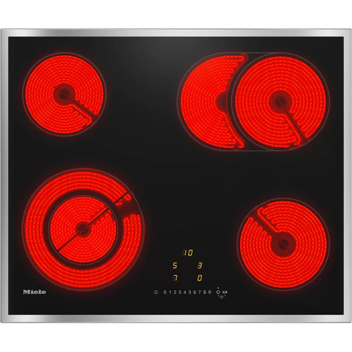 Plita incorporabila MIELE KM 6512 FR, Electrica, 4 arzatoare, Touch Control, negru WALTI