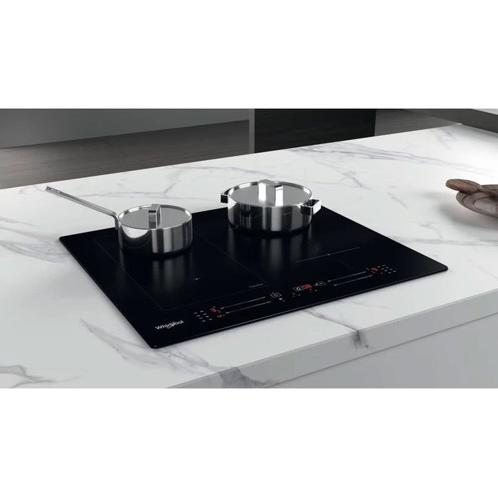 Plita incorporabila WHIRLPOOL WL S7960 NE, Inductie, 4 arzatoare, Touch Control, negru WALTI