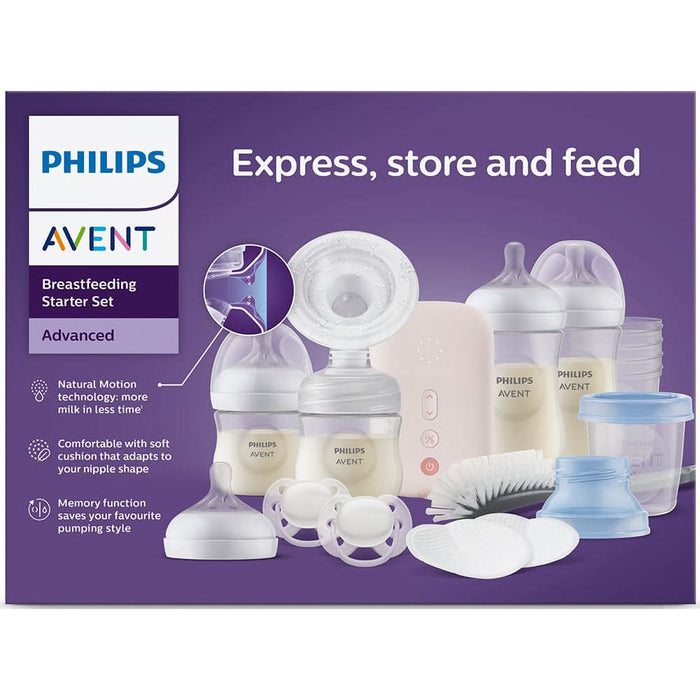 Set pompa de san electrica PHILIPS AVENT SCD340/31, roz-bleu WALTI