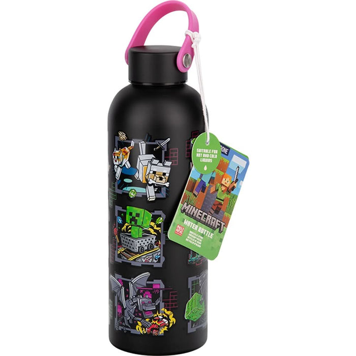 Sticla de apa PLAYSTATION Minecraft, negru WALTI