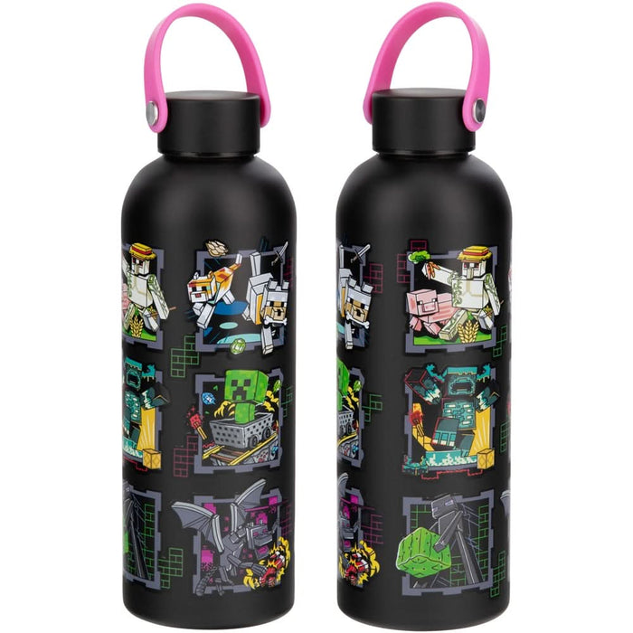 Sticla de apa PLAYSTATION Minecraft, negru WALTI