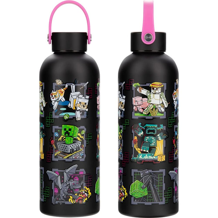 Sticla de apa PLAYSTATION Minecraft, negru WALTI