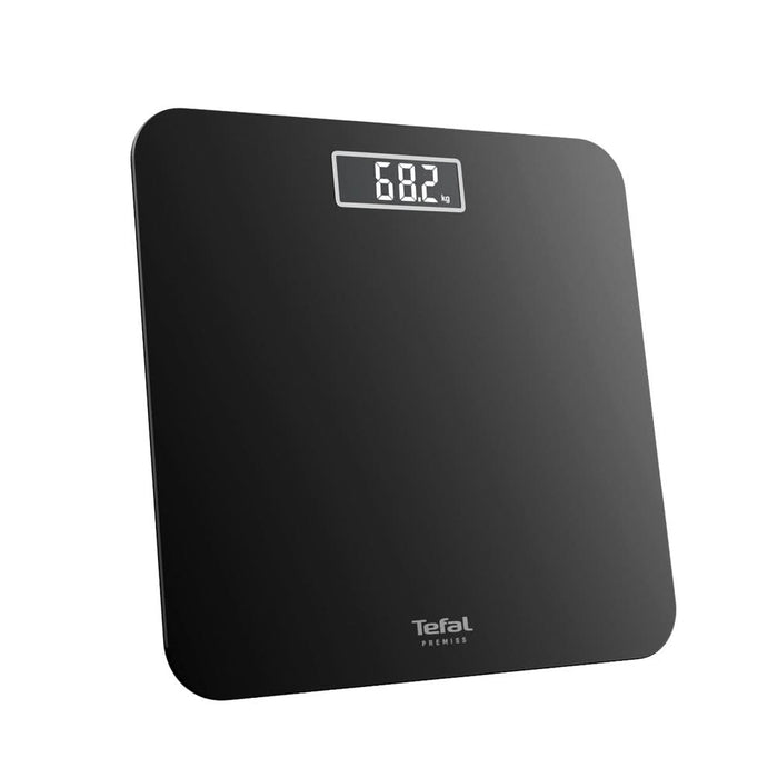 Cantar corporal TEFAL Premiss PP1800V0, 160kg, sticla, negru WALTI