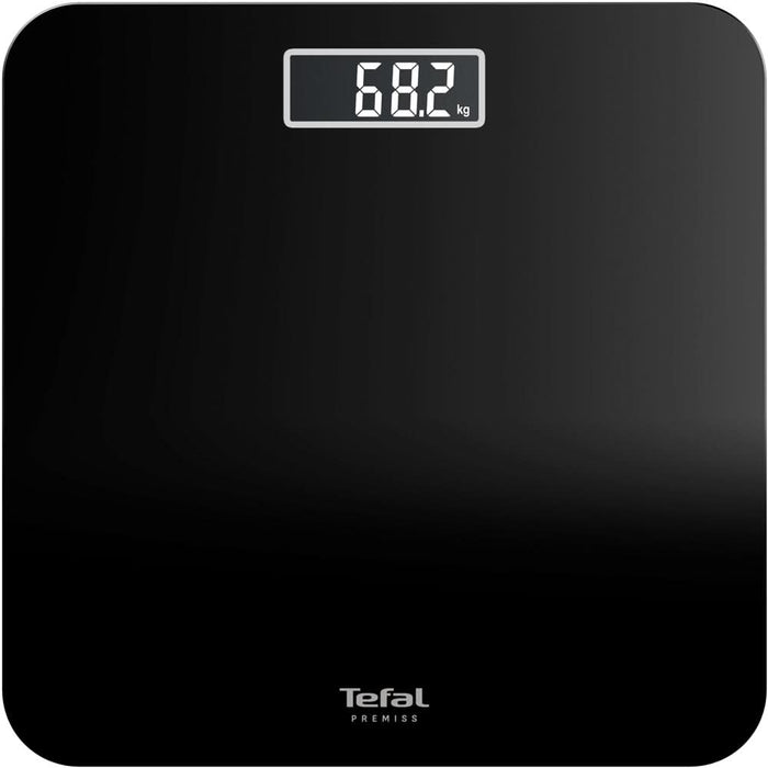 Cantar corporal TEFAL Premiss PP1800V0, 160kg, sticla, negru WALTI
