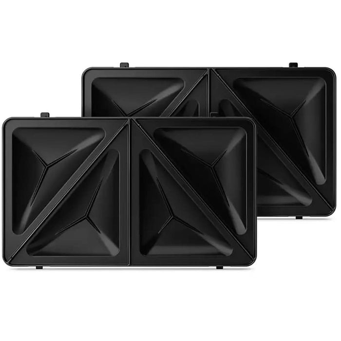 Sandwich maker PHILIPS Seria 3000 HD2350/80, 750W, 3 placi detasabile, negru-argintiu WALTI