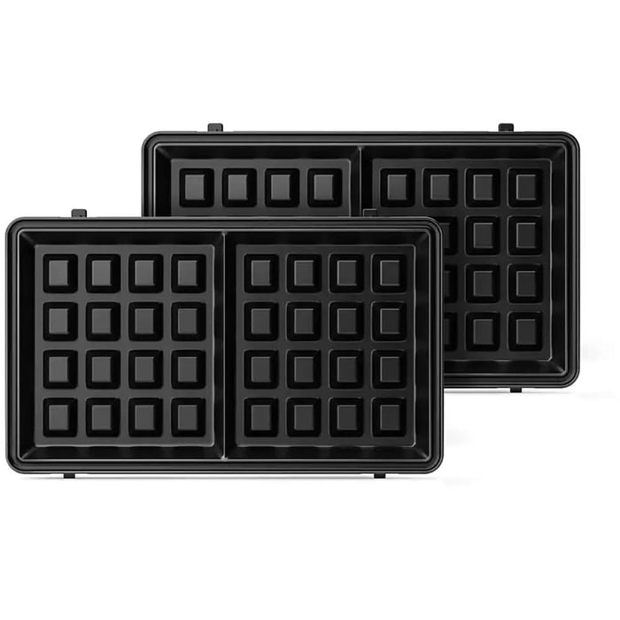 Sandwich maker PHILIPS Seria 3000 HD2350/80, 750W, 3 placi detasabile, negru-argintiu WALTI