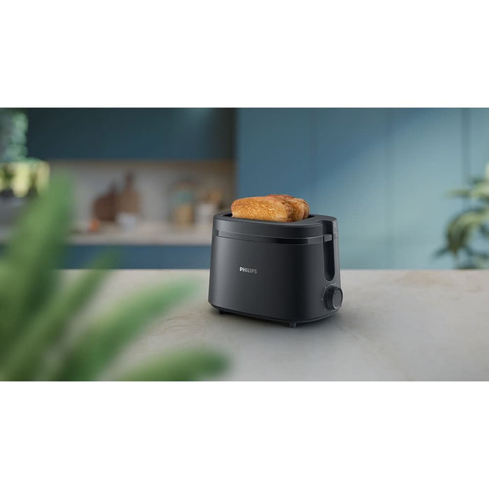 Prajitor de paine PHILIPS Essentials Collection HD2510/90, 2 felii, 650W, negru WALTI