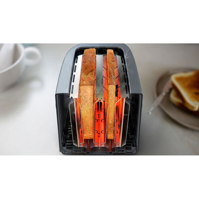 Prajitor de paine PHILIPS Essentials Collection HD2510/90, 2 felii, 650W, negru WALTI