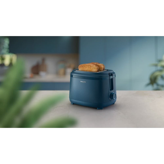 Prajitor de paine PHILIPS Seria 3000 HD2511/70, 2 felii, 900W, albastru inchis WALTI