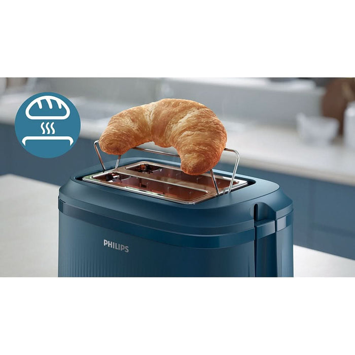 Prajitor de paine PHILIPS Seria 3000 HD2511/70, 2 felii, 900W, albastru inchis WALTI