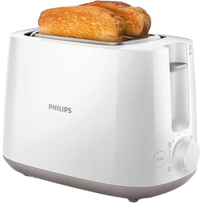 Prajitor de paine PHILIPS Daily Collection HD2581/00, 2 felii, 830W, alb WALTI