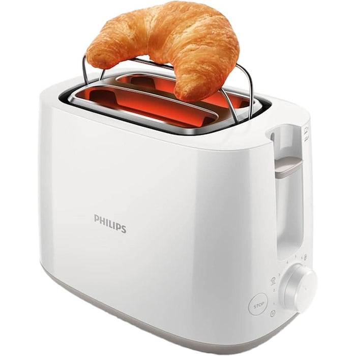 Prajitor de paine PHILIPS Daily Collection HD2581/00, 2 felii, 830W, alb WALTI