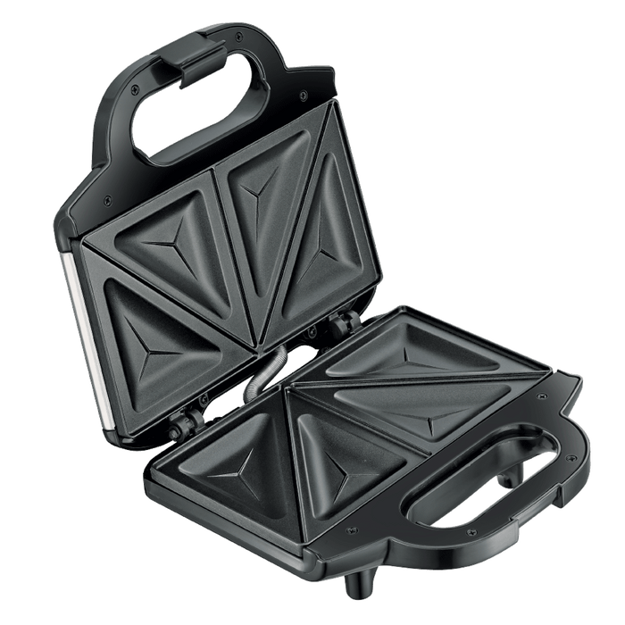 Sandwich maker TEFAL Ultracompact SM155212, 700W, maner izolat termic, negru-argintiu WALTI