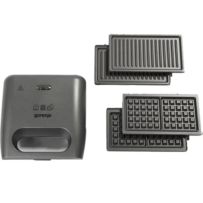 Sandwich maker GORENJE SM703GCG, 700W, gri inchis WALTI