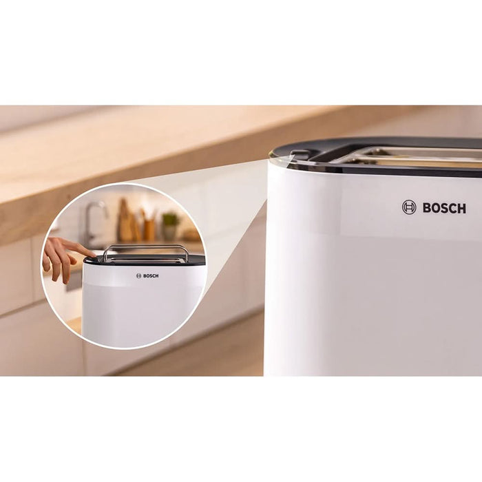 Prajitor de paine BOSCH MyMoment TAT2M121, 2 felii, 950W, alb-negru WALTI