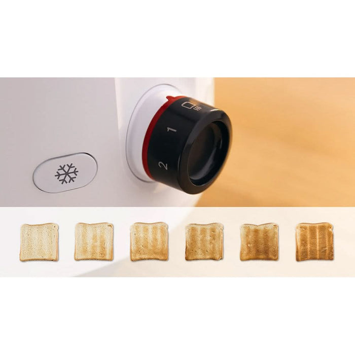 Prajitor de paine BOSCH MyMoment TAT2M121, 2 felii, 950W, alb-negru WALTI