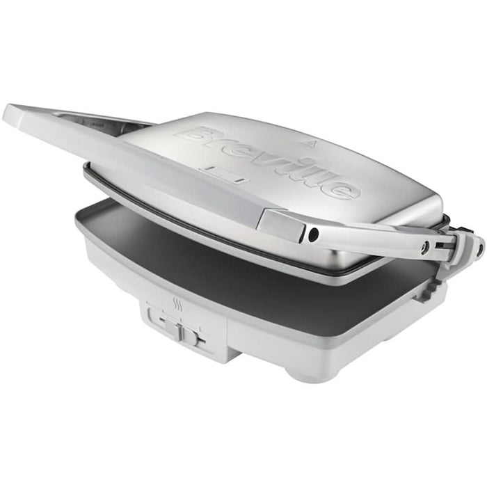 Sandwich maker BREVILLE Panini DuraCeramic VST071X-DIM, 1000W, argintiu-gri WALTI
