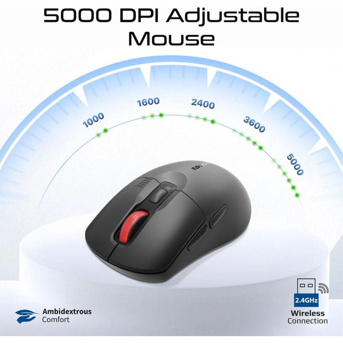 Kit tastatura si mouse Wireless PROMATE ProCombo-15, USB, negru WALTI