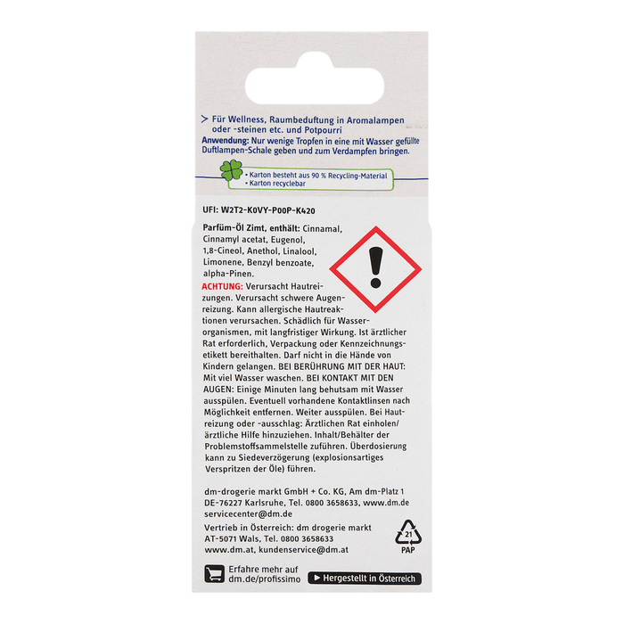 Profissimo Ulei eteric scorțișoară, 10 ml - WALTI WALTI