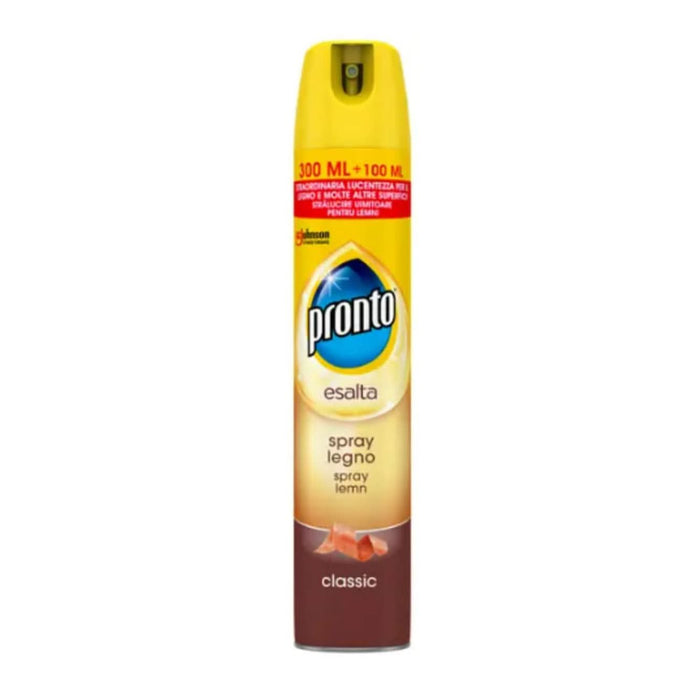 Pronto spray pentru curățarea și îngrijirea suprafețelor de lemn, 400 ml WALTI
