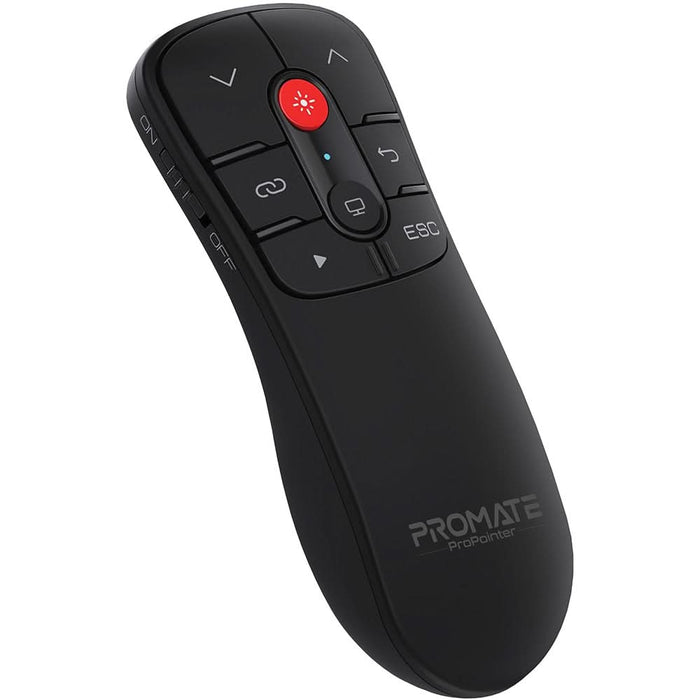 Presenter Wireless PROMATE ProPointer, Dual USB, negru WALTI