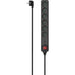 Prelungitor cu protectie HAMA R9223153, 6 prize, 1.4m, negru - WALTI WALTI
