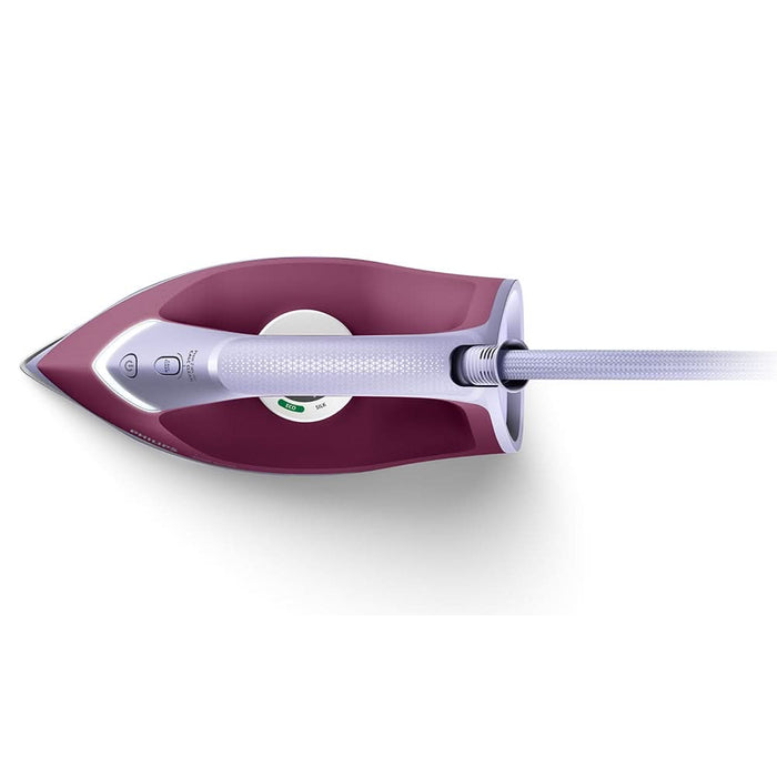Statie de calcat PHILIPS Seria 3000 PSG3001/30, 2400W, 350g/min, 1.6l, talpa ceramica, visiniu-lila WALTI