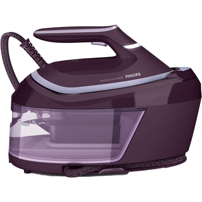 Statie de calcat PHILIPS PerfectCare Seria 6000 PSG6023/30, 2400W, 500g/min, 1.8l, talpa SteamGlide Plus, mov WALTI