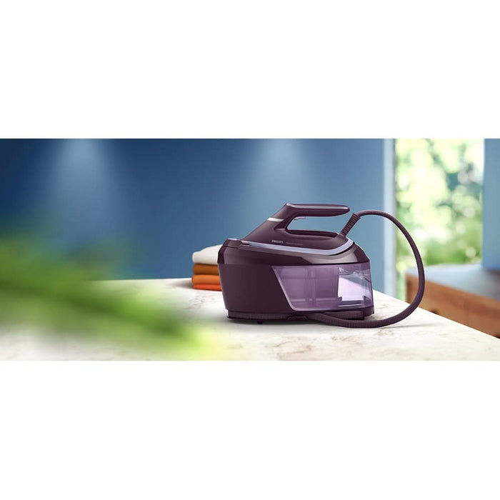 Statie de calcat PHILIPS PerfectCare Seria 6000 PSG6023/30, 2400W, 500g/min, 1.8l, talpa SteamGlide Plus, mov WALTI