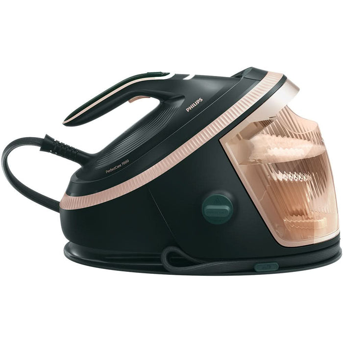 Statie de calcat PHILIPS PerfectCare Seria 7000 PSG7300/70, 3120W, 650g/min, 1.5l, talpa SteamGlide Elite, verde inchis-roz WALTI
