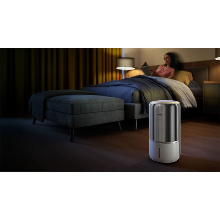 Purificator aer si umidificator PHILIPS AC3420/10, 78m/h, Hepa, Umidificare, alb WALTI