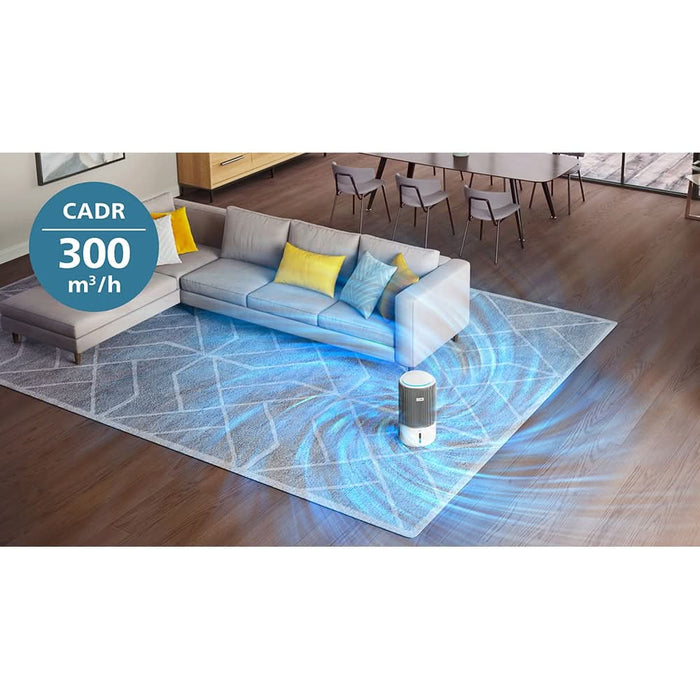 Purificator aer si umidificator PHILIPS AC3420/10, 78m/h, Hepa, Umidificare, alb WALTI