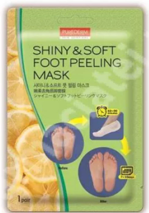 PUREDERM Mască exfolianta pentru picioare, 1 buc WALTI