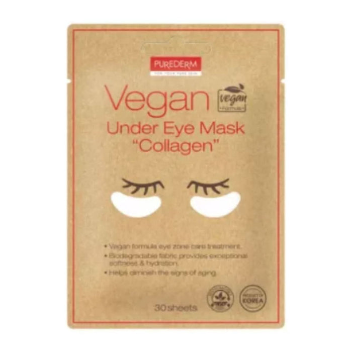 PUREDERM Mască vegană cu colagen pentru ochi, 1 buc WALTI