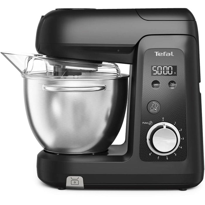 Robot de bucatarie TEFAL Bake Partner+ QB5458F0, vas 4.6l, 1100W, 8 trepte viteza, negru WALTI
