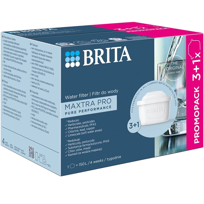Set 3+1 filtre BRITA Maxtra PRO Pure Performance BR1051759, alb WALTI