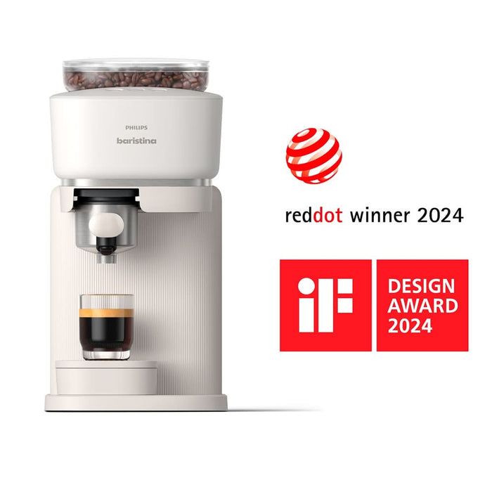 Espressor manual PHILIPS Baristina BAR300/00, 1.2l, 1550W, 16 bar, alb WALTI