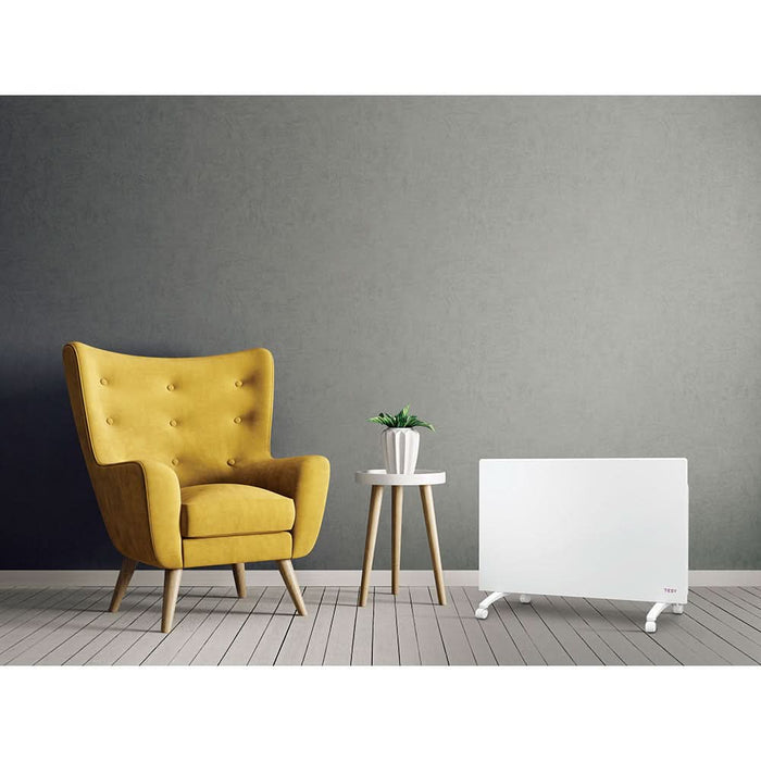 Convector electric de podea TESY CN 052 200 EI CLOUD F, 2000W, Wi-Fi, Termostat reglabil, alb - WALTI WALTI