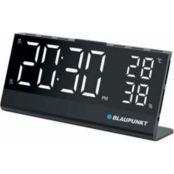 Radio cu ceas BLAUPUNKT CR10ALU, FM, Termometru, negru-argintiu WALTI