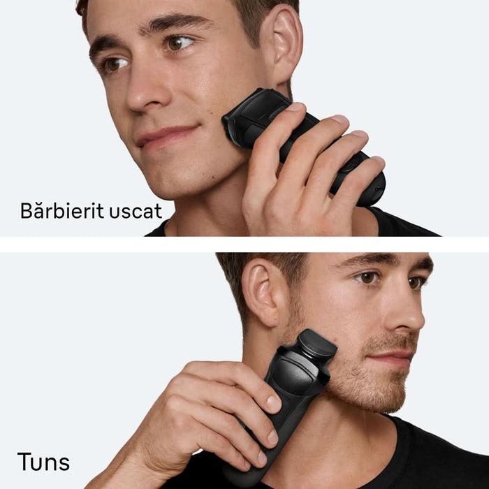 Aparat de ras BRAUN 300BT, acumulator, autonomie 30 min, negru WALTI