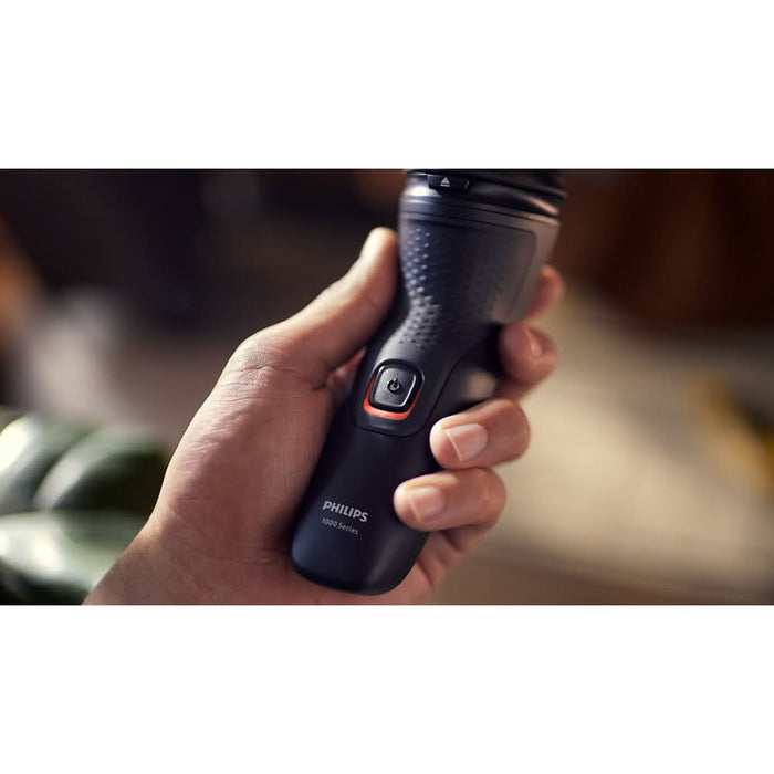 Aparat de ras PHILIPS Seria 1000 S1141/00, autonomie 40 min, 3 elemente de taiere, negru WALTI