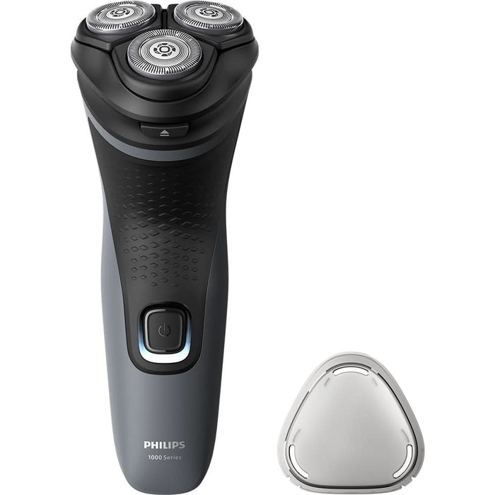 Aparat de ras PHILIPS Seria 1000 S1142/00, autonomie 40 min, 3 elemente de taiere, gri WALTI