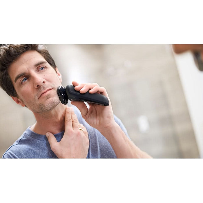Aparat de ras PHILIPS Shaver Series 5000 S5885/10, acumulator, autonomie 60 min, SkinIQ, negru WALTI