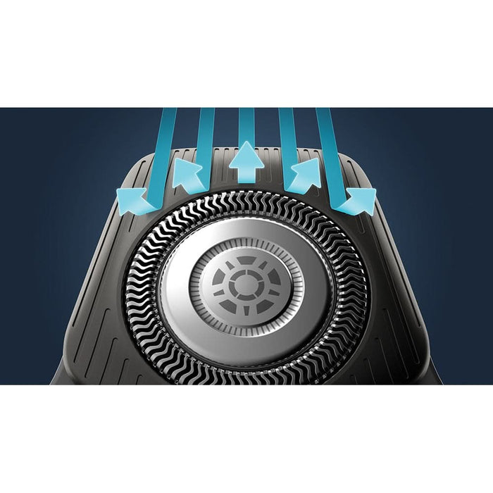 Aparat de ras PHILIPS Shaver Series 5000 S5885/10, acumulator, autonomie 60 min, SkinIQ, negru WALTI