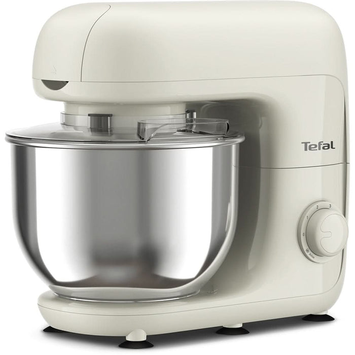 Robot de bucatarie TEFAL Essential QB160138, vas 4.8l, 800W, 6 trepte viteza, alb-argintiu WALTI