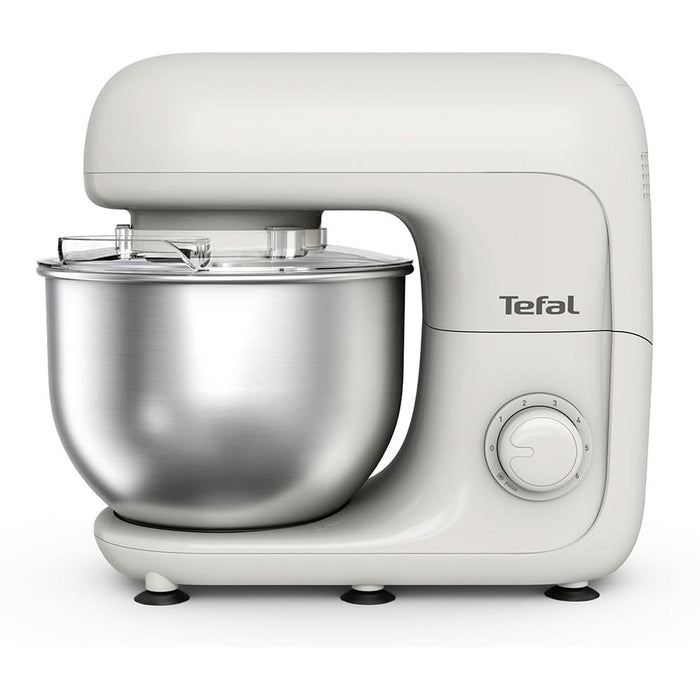 Robot de bucatarie TEFAL Essential QB160138, vas 4.8l, 800W, 6 trepte viteza, alb-argintiu WALTI