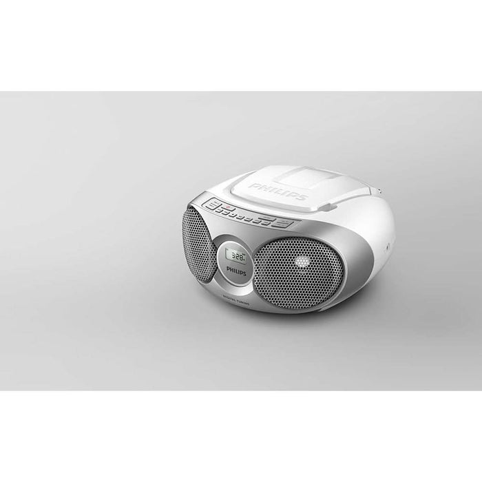 Radio CD portabil PHILIPS AZ215S/12, 3 W, FM, argintiu WALTI
